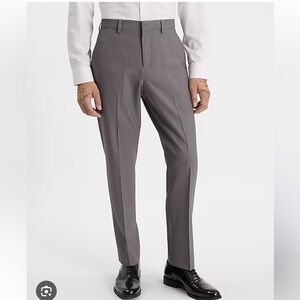 Express Men’s Slim Gray Dress Pants 33x32